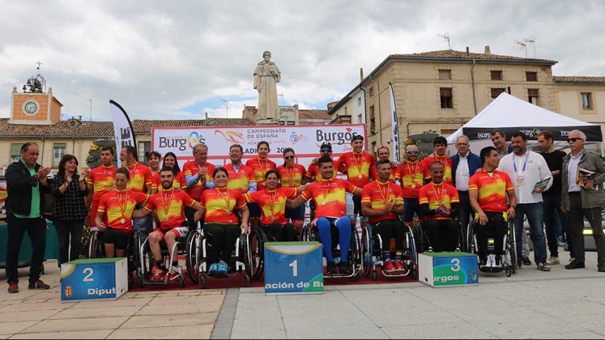 Concluye con gran éxito el Campeonato de España de Ciclismo Adaptado de Villadiego
